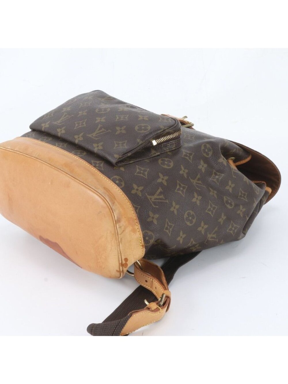 Louis Vuitton Monogram Montsouris GM Leather Backpack - Picture 4 of 9